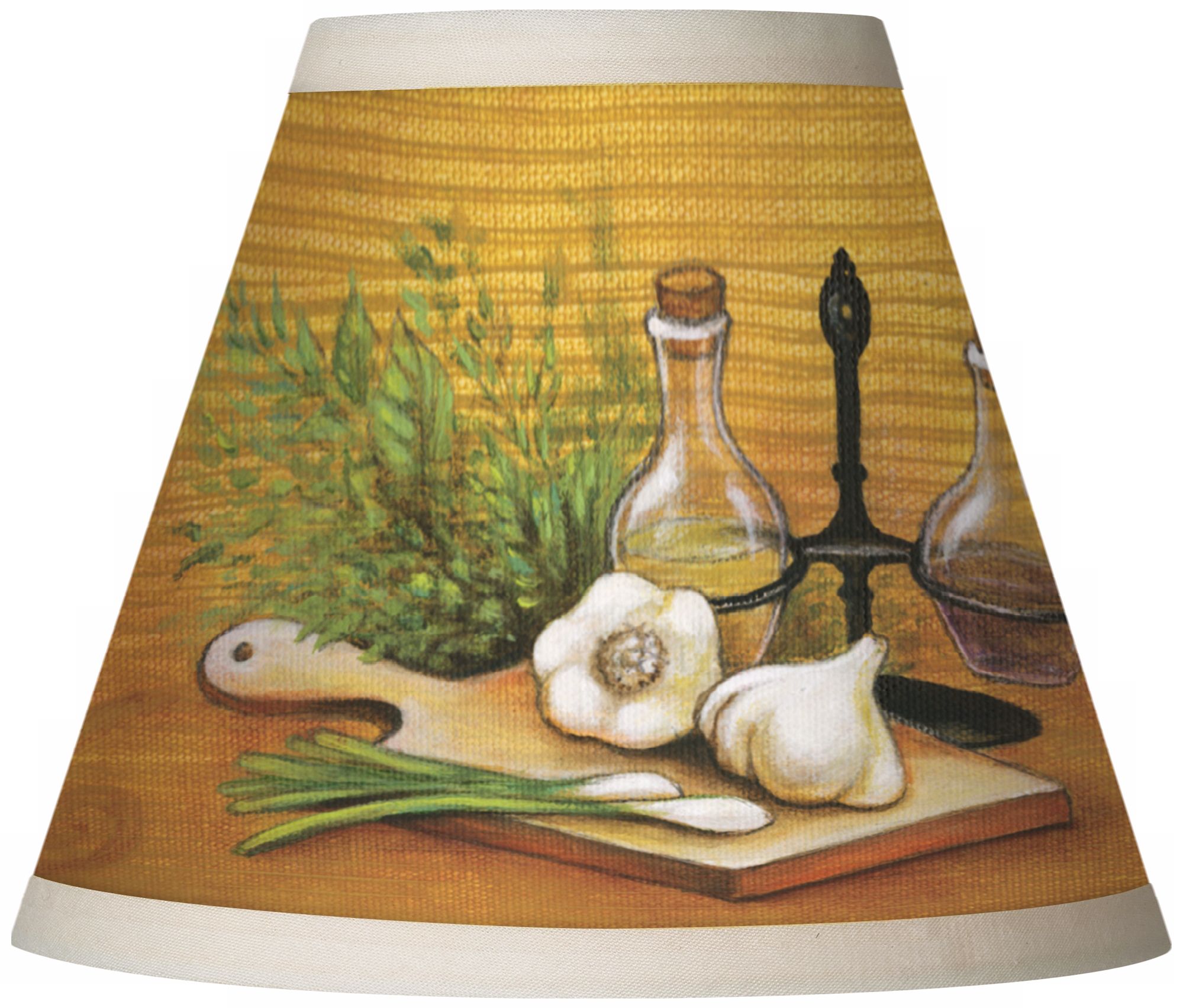 Country Palate Giclee Set of Four Shades 3x6x5 (Clip-On)