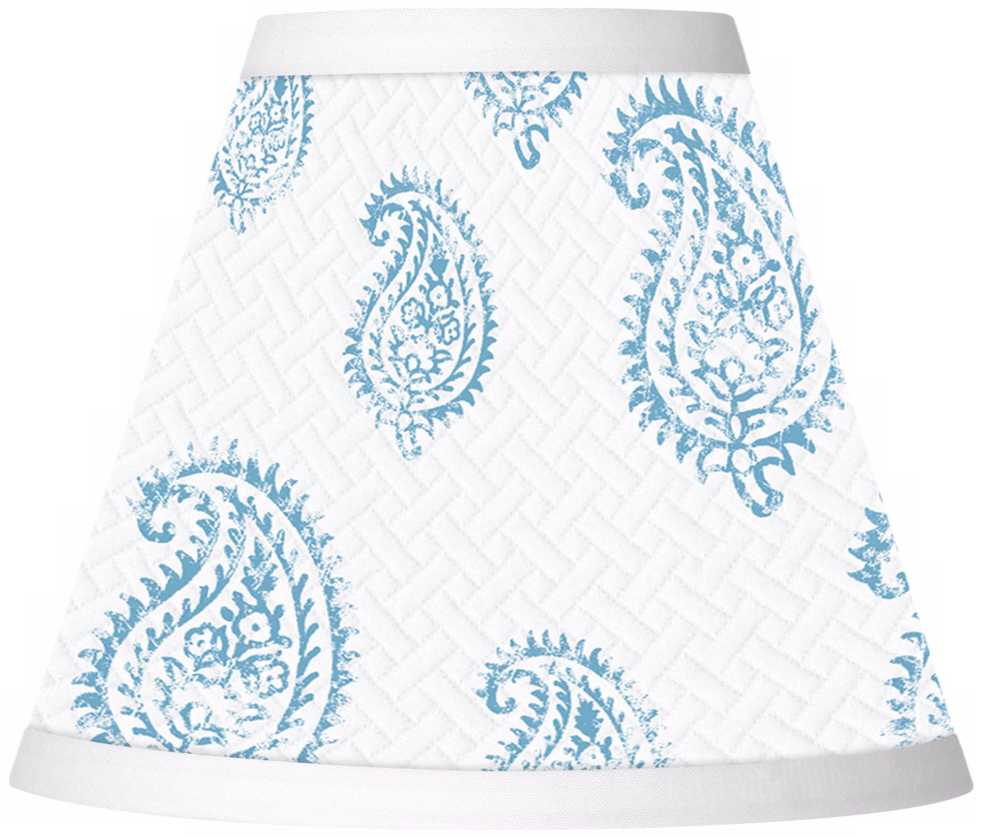 Paisley Snow Giclee Set of Four Shades 3x6x5 (Clip-On)
