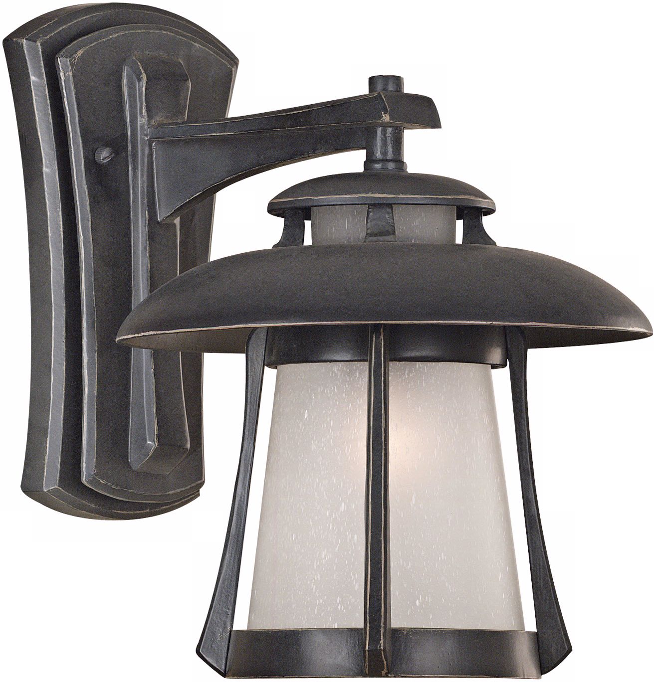 Laguna Collection Ebony Pearl 13” High Outdoor Wall Light