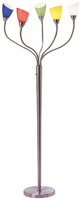 Lite Source Uni Multi Color Gooseneck Floor Lamp
