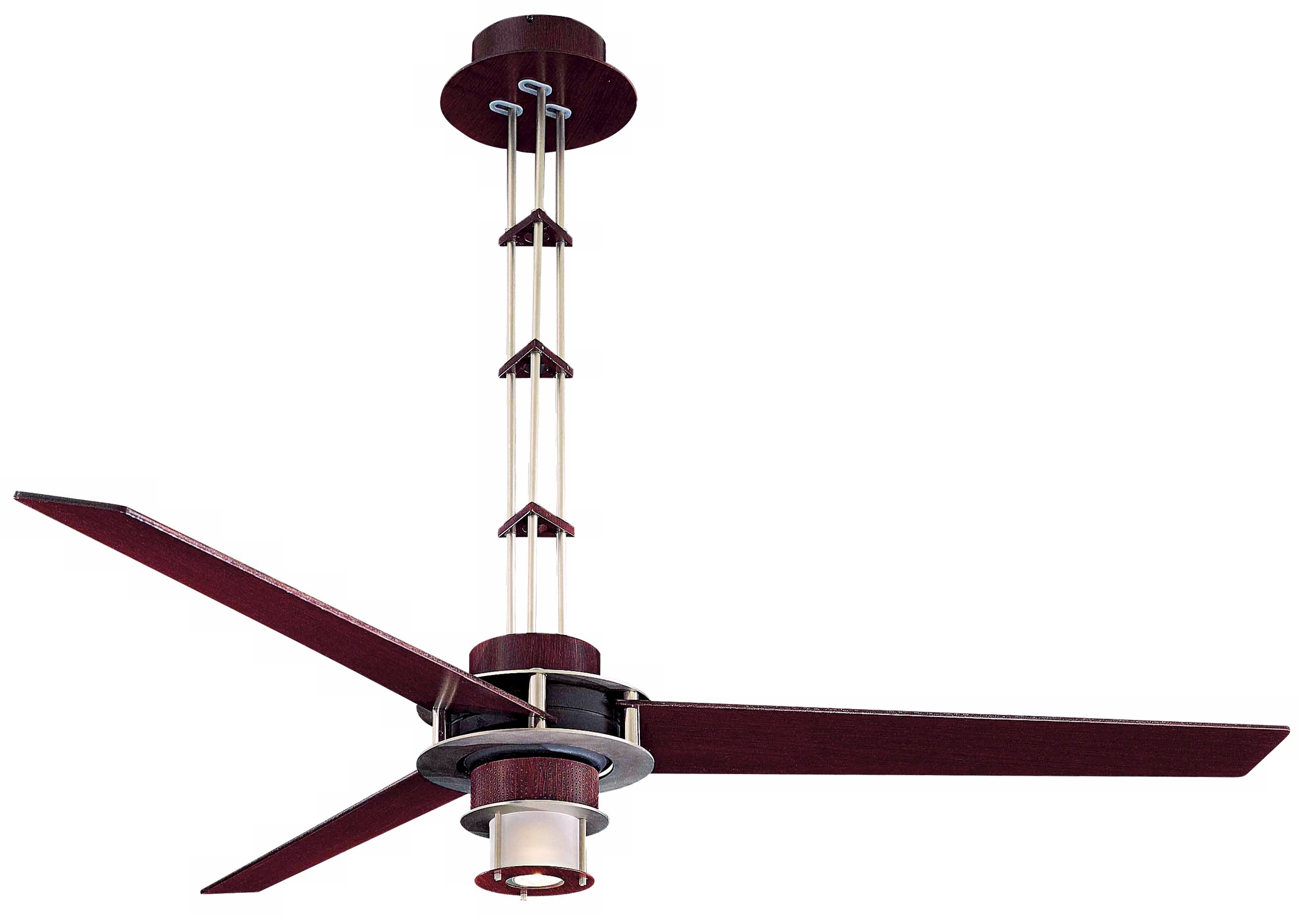 56" San Francisco Mahogany Blades Ceiling Fan