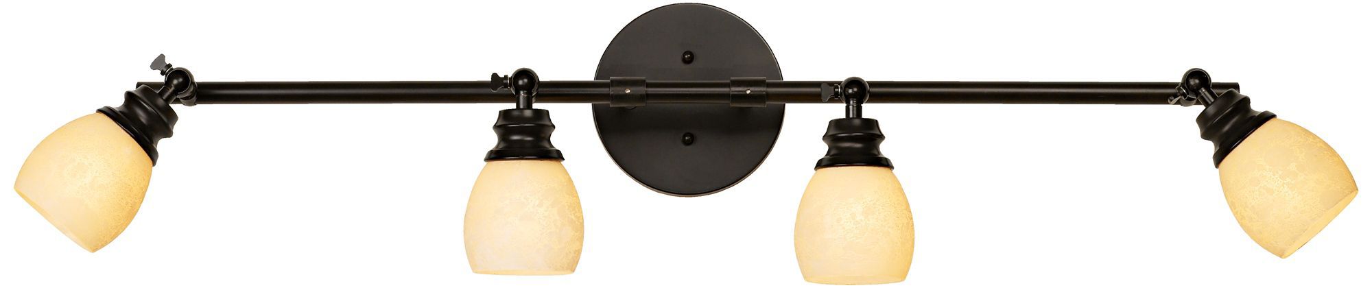 LED Elm Park 4-Head Bronze Track Wall or Ceiling Light Fixture