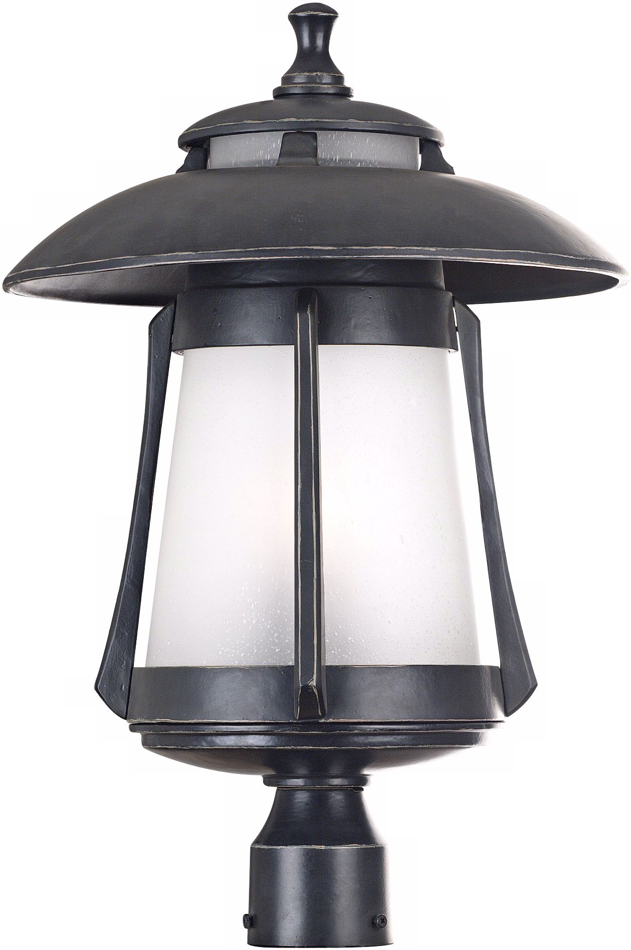 Laguna Collection Ebony Pearl 21 High Post Mount Light 44885