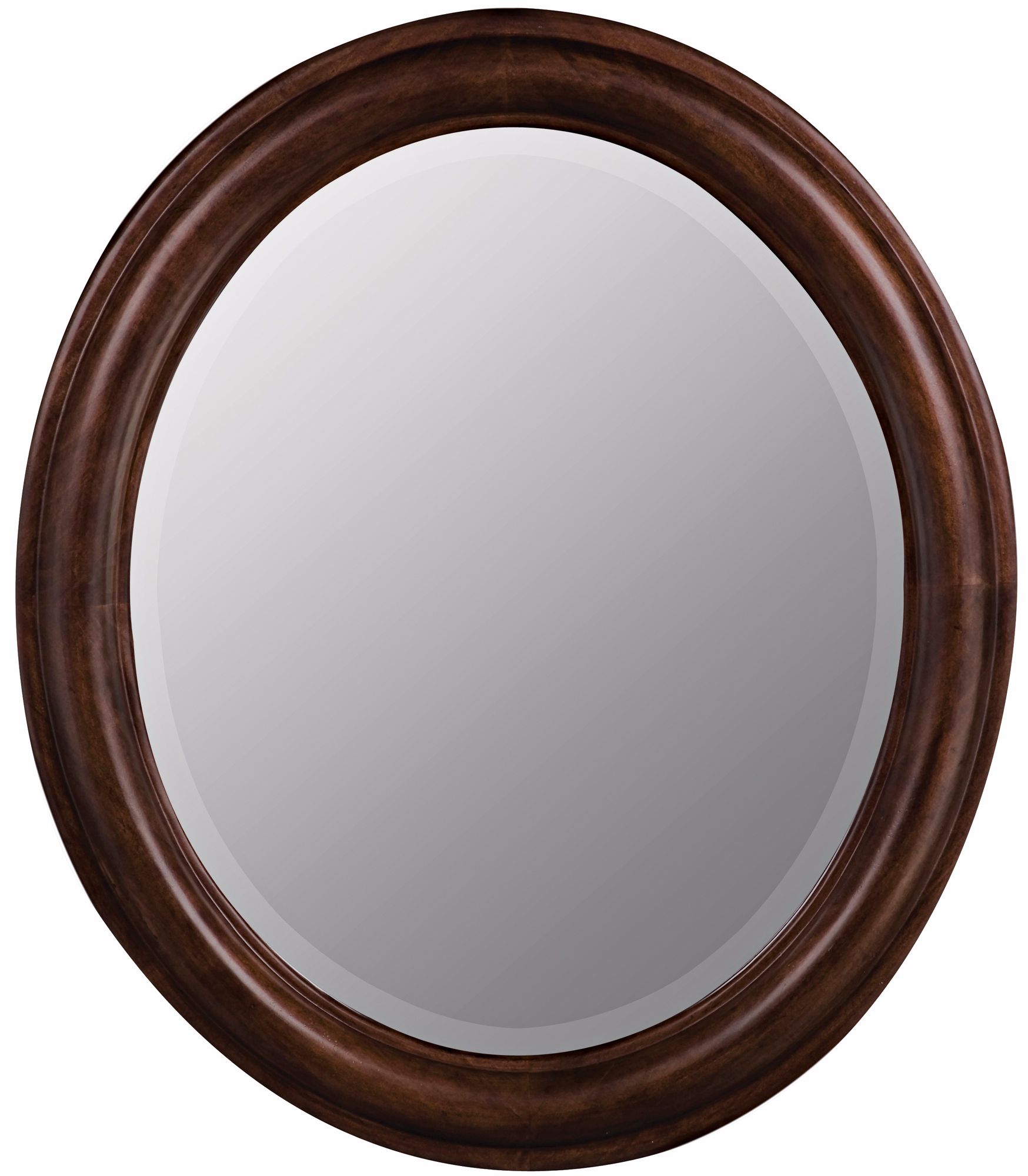 Addison Birch Wood Oval 30" High Mirror