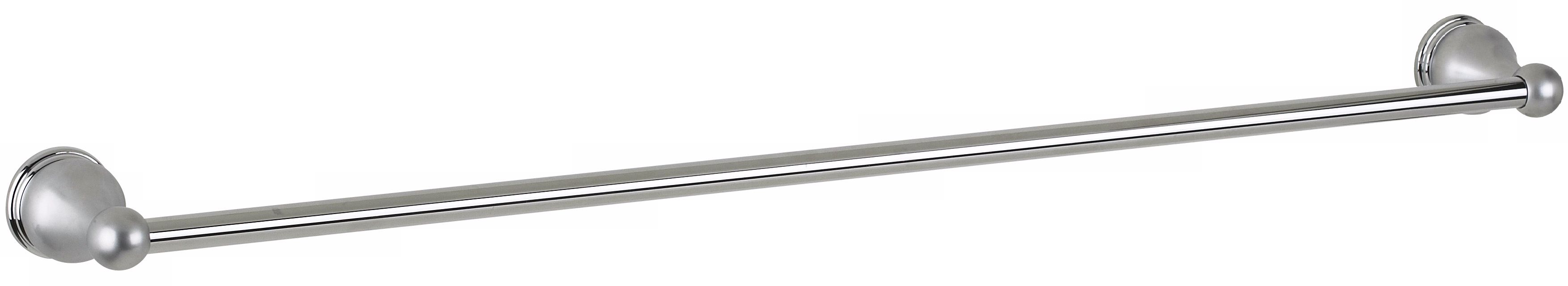 Brushed Steel 30" Wide Bathroom Towel  Bar