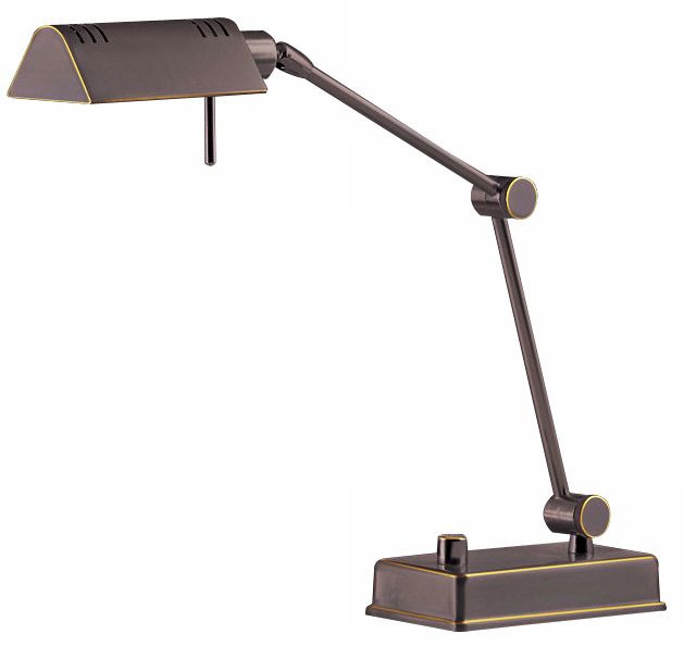 Holtkoetter Old Bronze Pharmacy Desk Lamp