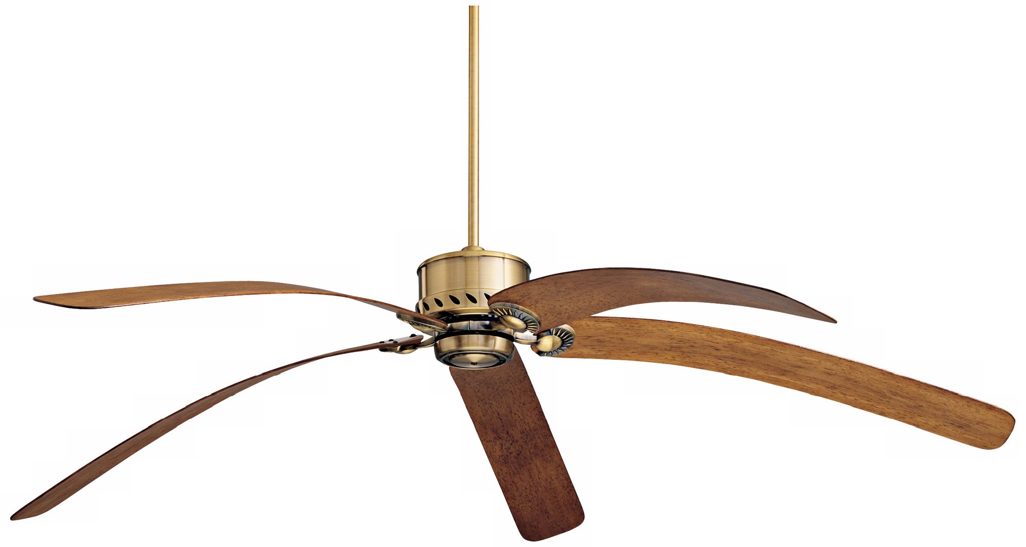 80" Emerson Maui Bay Antique Brass Ceiling Fan