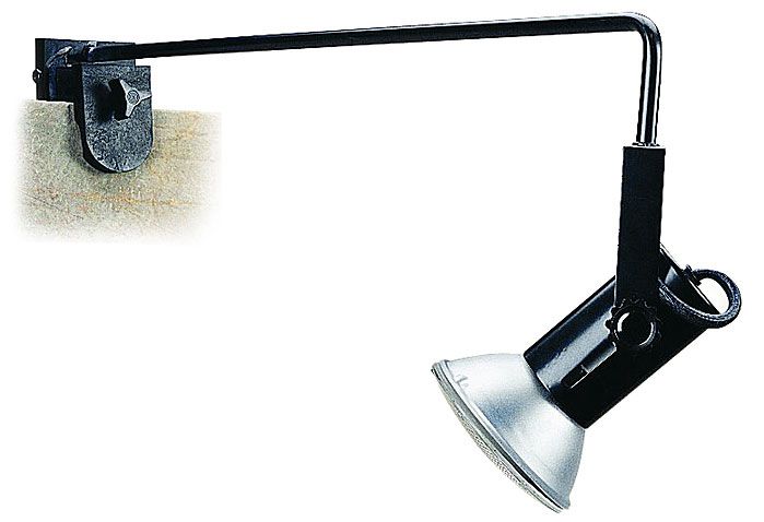 Black Finish 23" High Plug-In Picture Light
