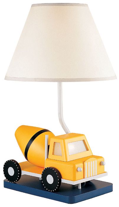 Ready to Work! Cement Mixer Table Lamp