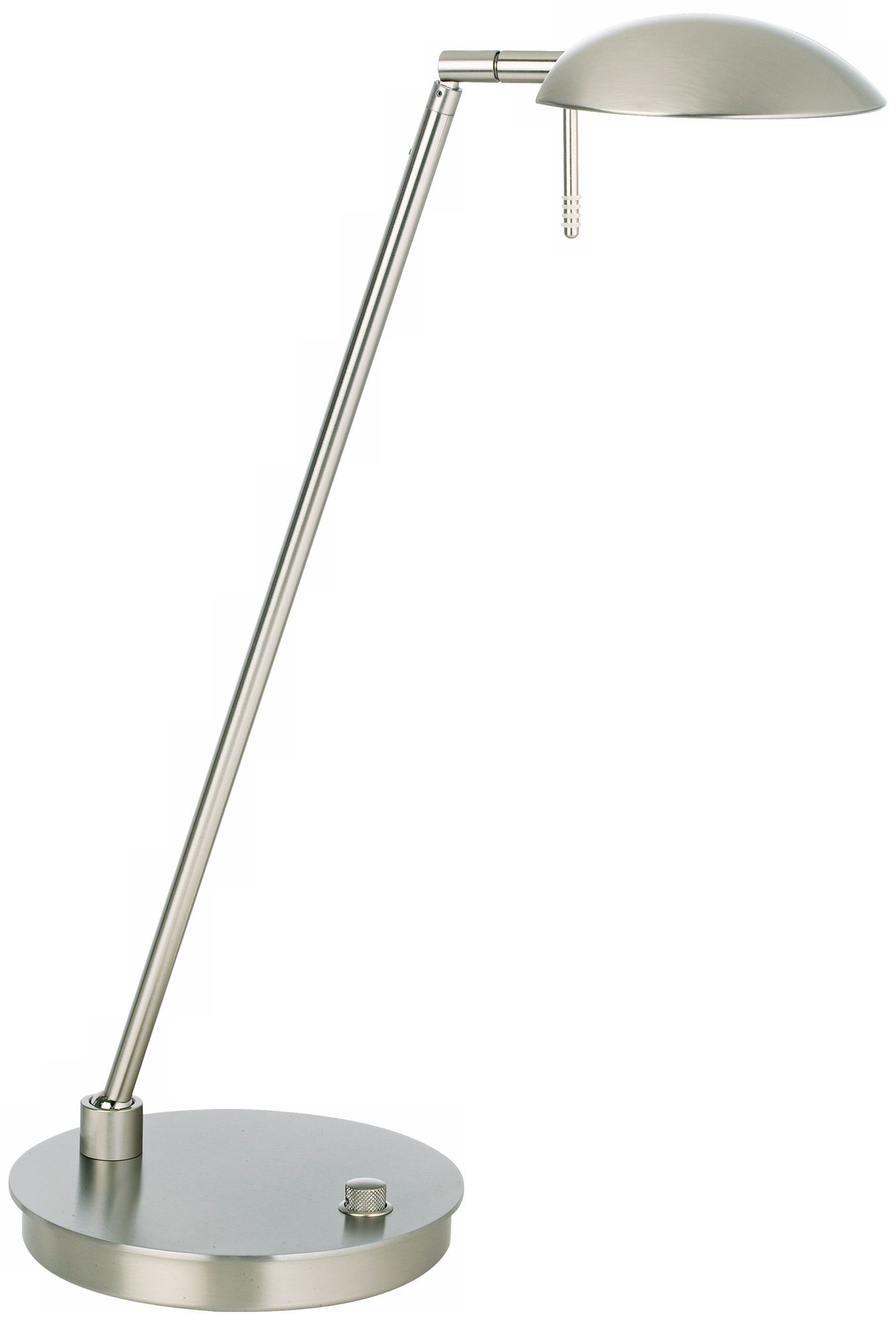 Holtkoetter Tilt Base Satin Nickel Pharmacy Desk Lamp