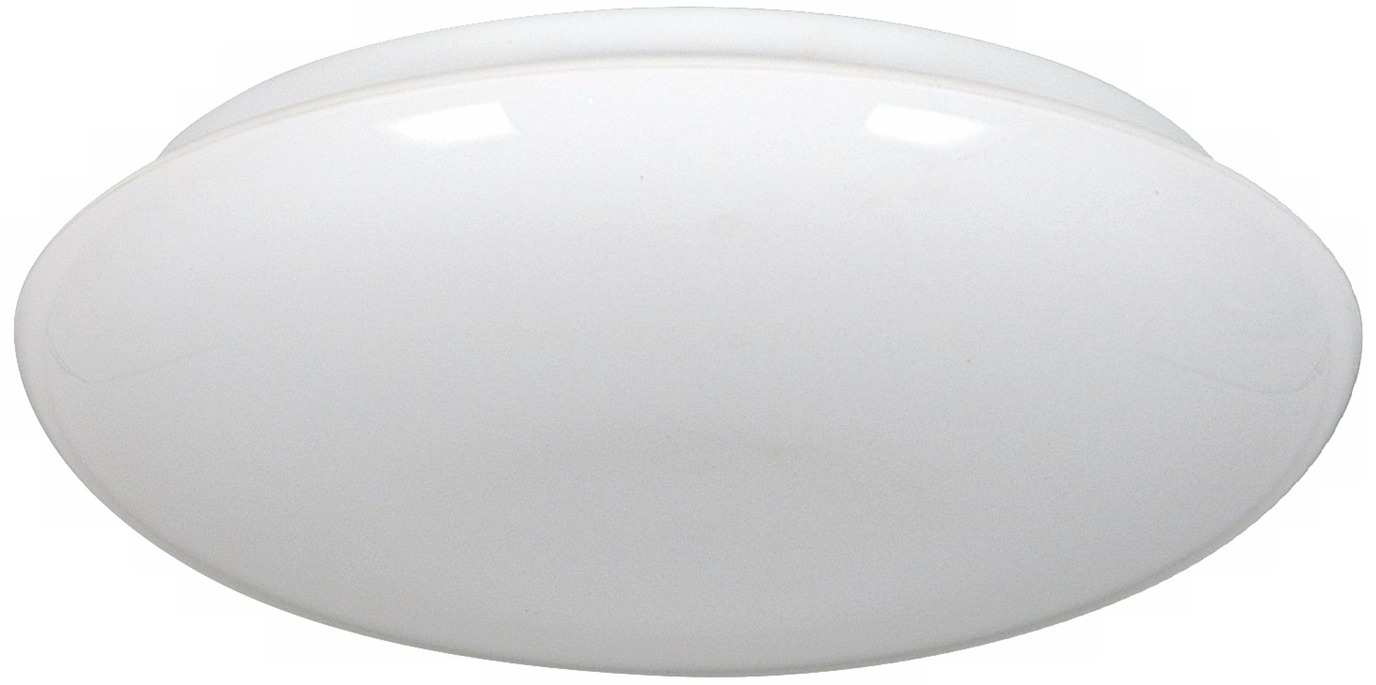 White Finish 3" High 12" Wide Flushmount Ceiling Light