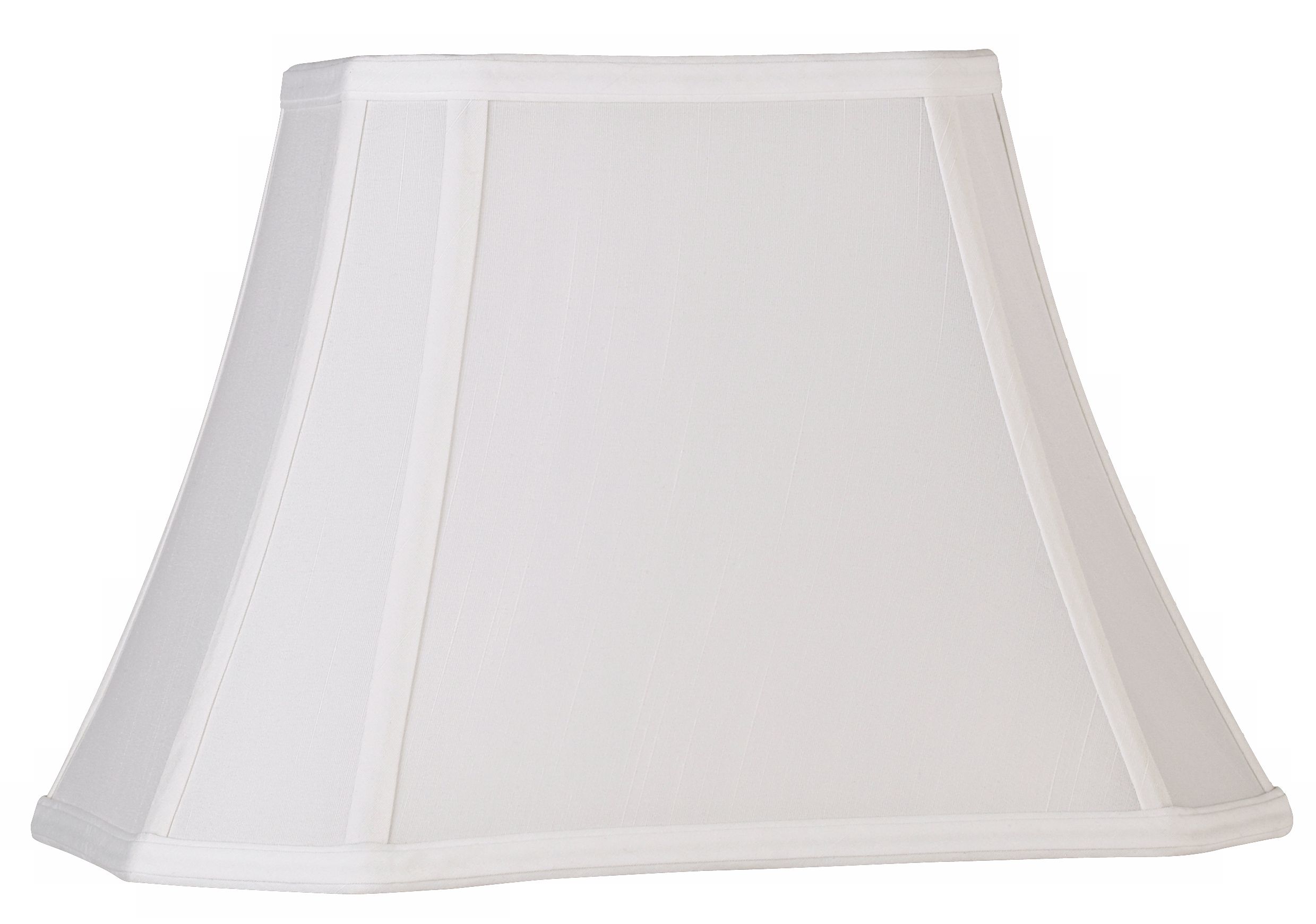 White Fabric Rectangle Shade 6/8x11/14x10 (Spider)