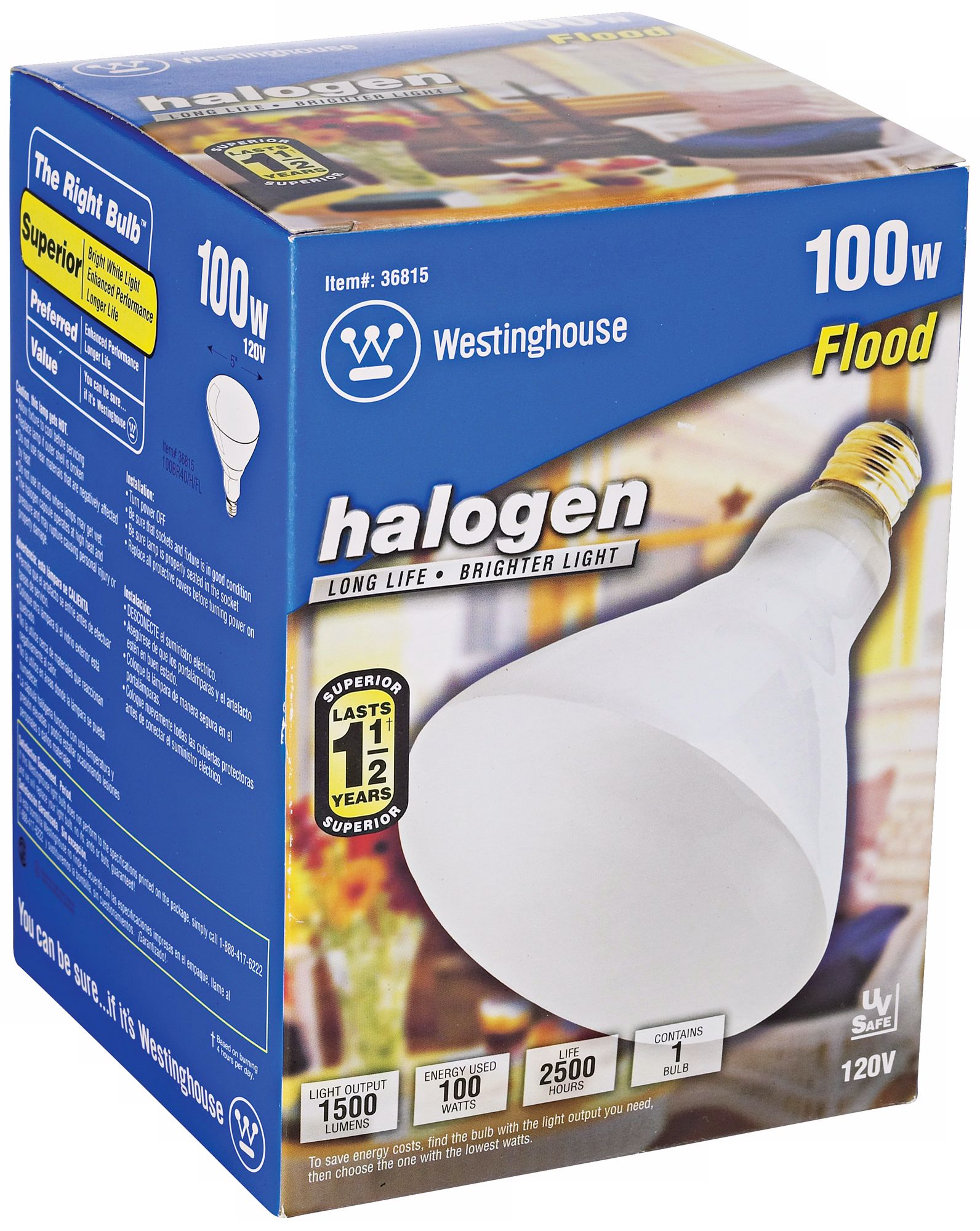 Westinghouse 100 Watt Halogen Flood Light Bulb