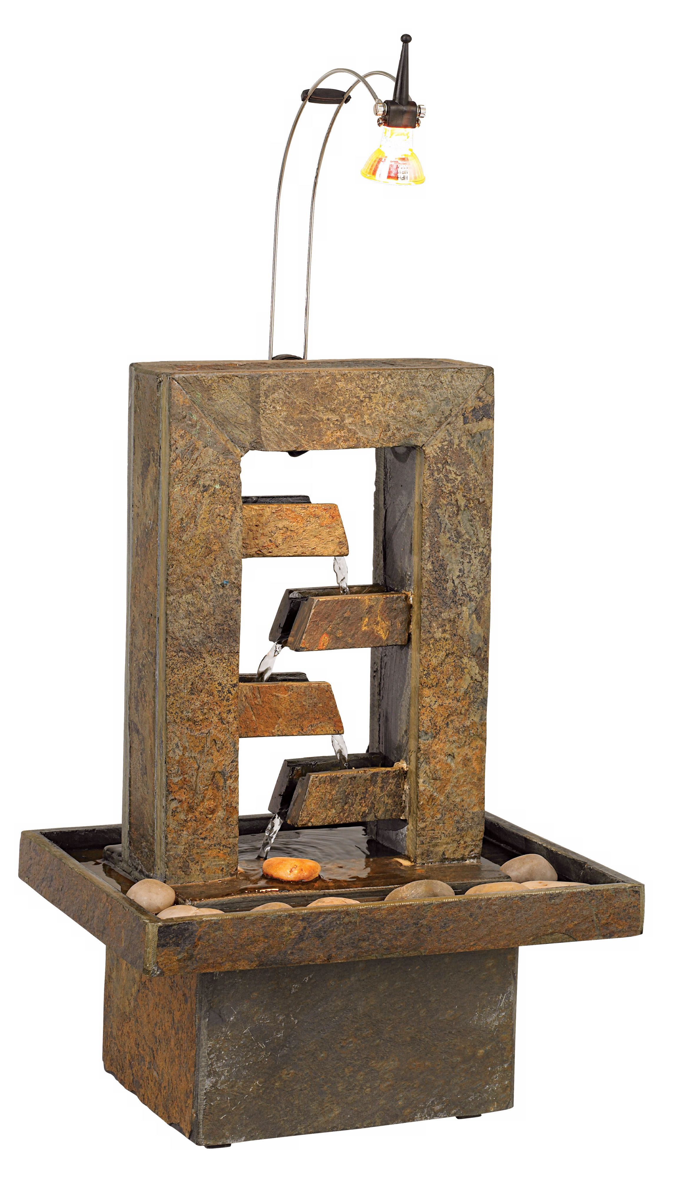 Stone Bridge Tabletop Fountain
