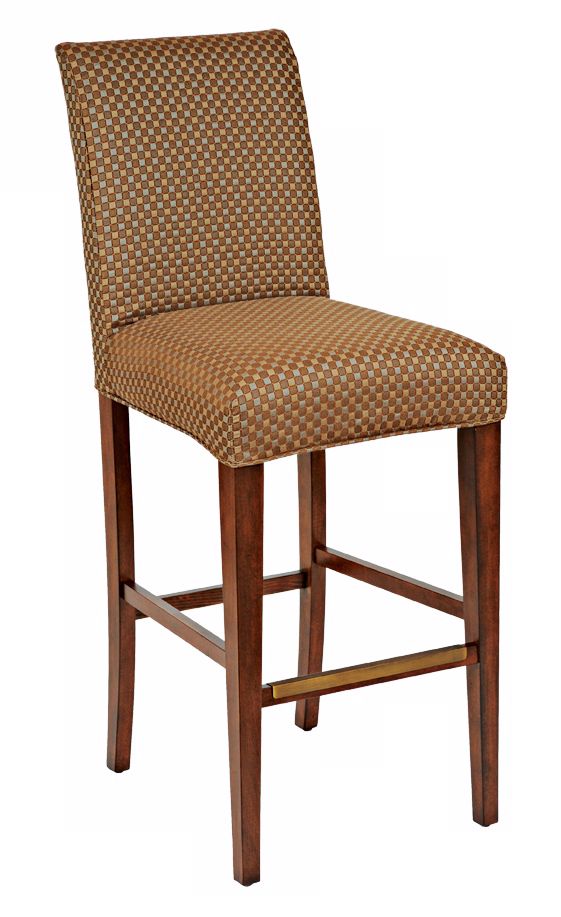 Ciroc Slipcovered Straight Leg 32 1/2" High Barstool