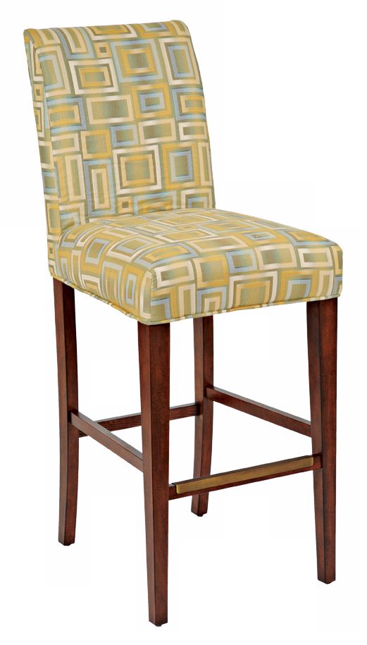 Willow Slipcovered Straight Leg 32 1/2" High Barstool