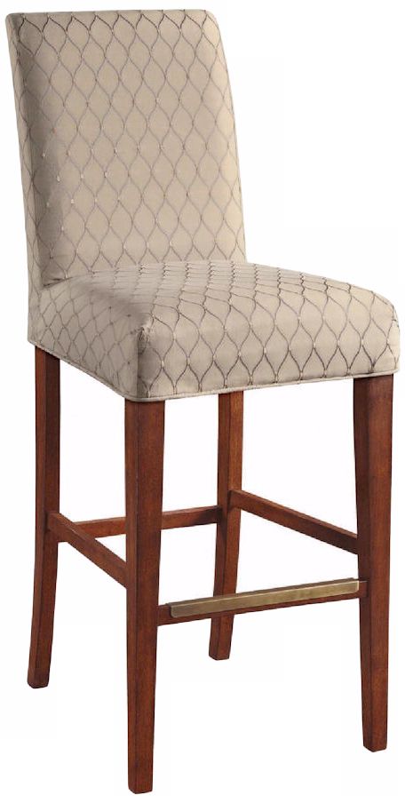 Beckman Slipcovered Straight Leg 32 1/2" High Barstool