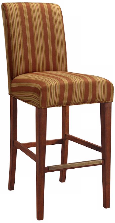 Cameron Slipcovered Straight Leg 32 1/2" High Barstool