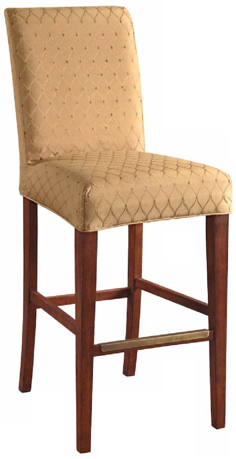 Campbell Slipcovered Straight Leg 32 1/2" High Barstool