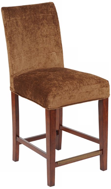 Jesminda Slipcovered Straight Leg 32 1/2" High Barstool