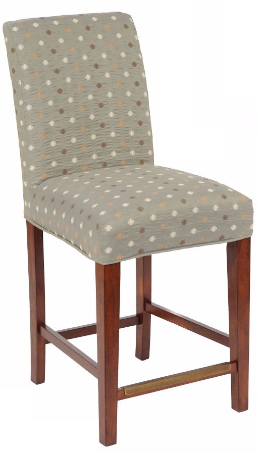 Kashka Slipcovered Straight Leg 32 1/2" High Barstool