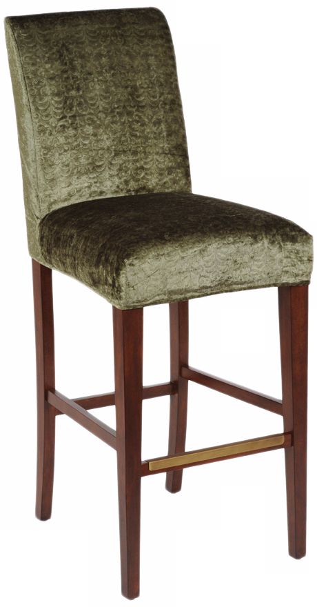 Keir Slipcovered Straight Leg 32 1/2" High Barstool