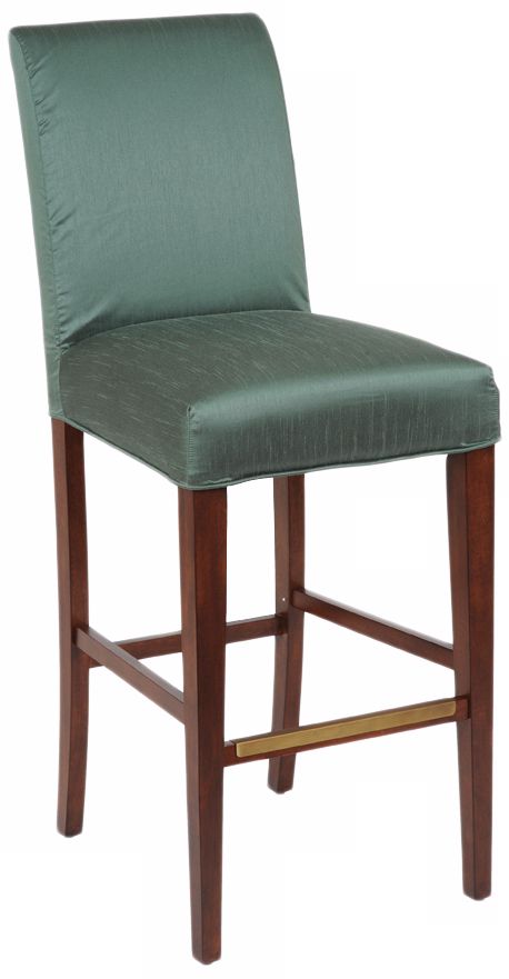 Shore Slipcovered Straight Leg 32 1/2" High Barstool