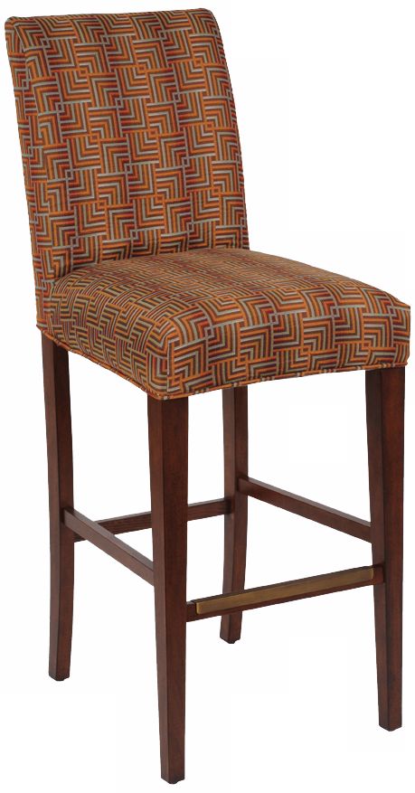 Sunset Slipcovered Straight Leg 32 1/2" High Barstool