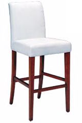Straight Leg Muslin 32 1/2" High Contemporary Bar Stool