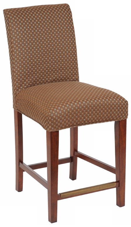 Ciroc Slipcovered Straight Leg 26" Counter Height Chair