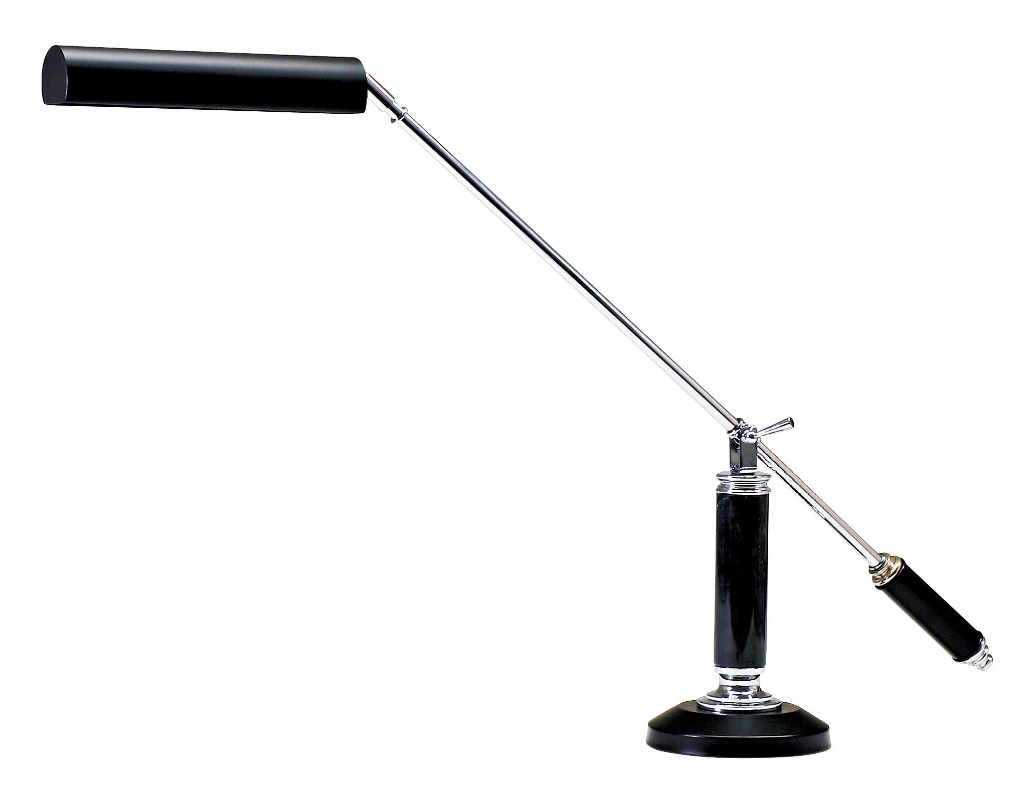 Balance Arm Black and Chrome Adjustable Desk Lamp
