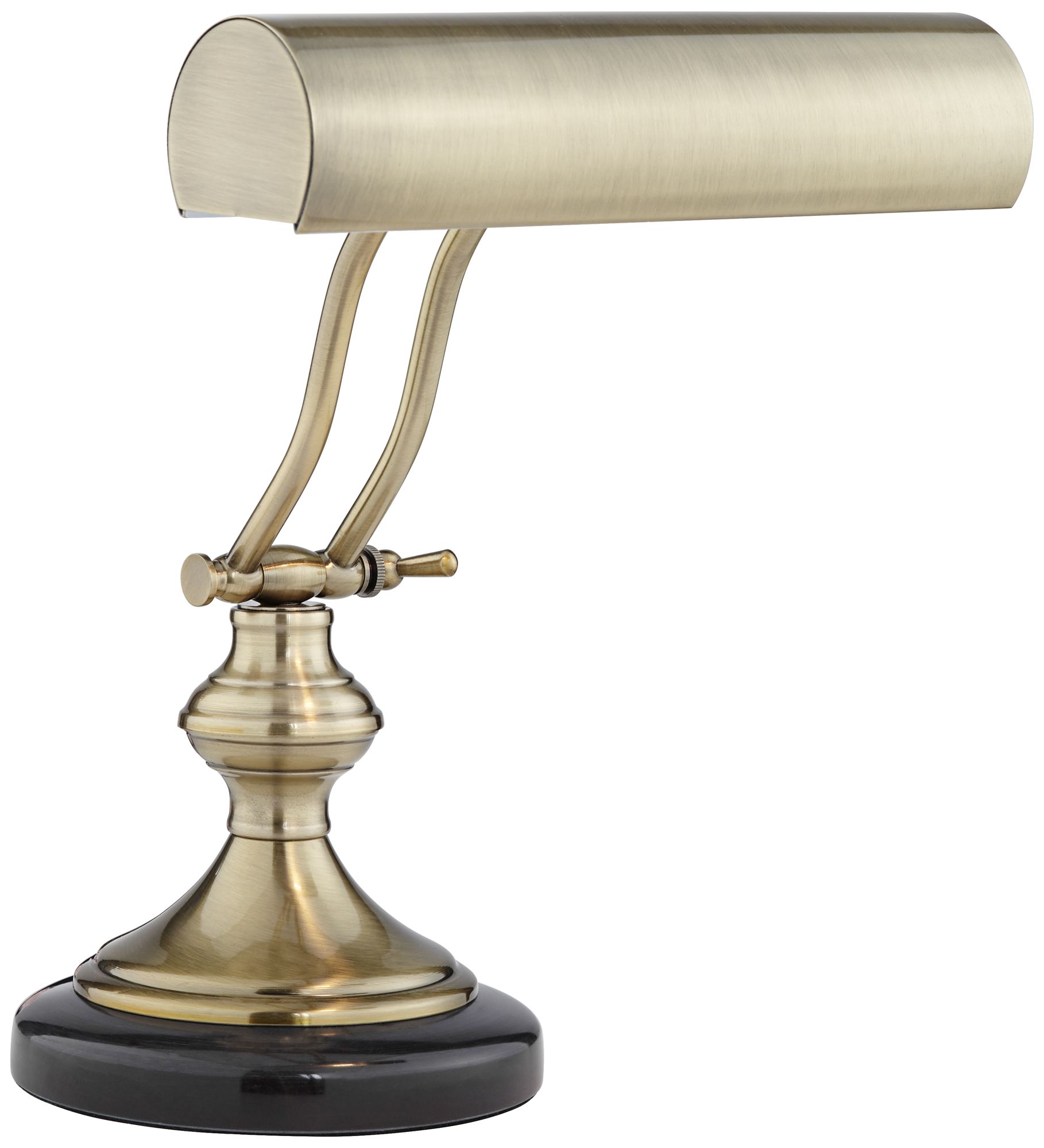 Antique Brass With Marble Piano Desk Lamp