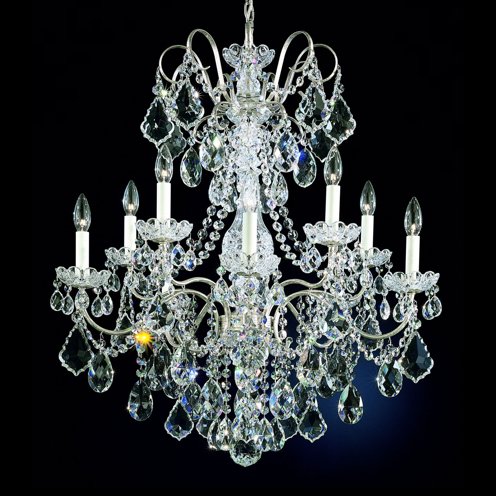 Schonbek New Orleans Collection 28" Wide Crystal Chandelier