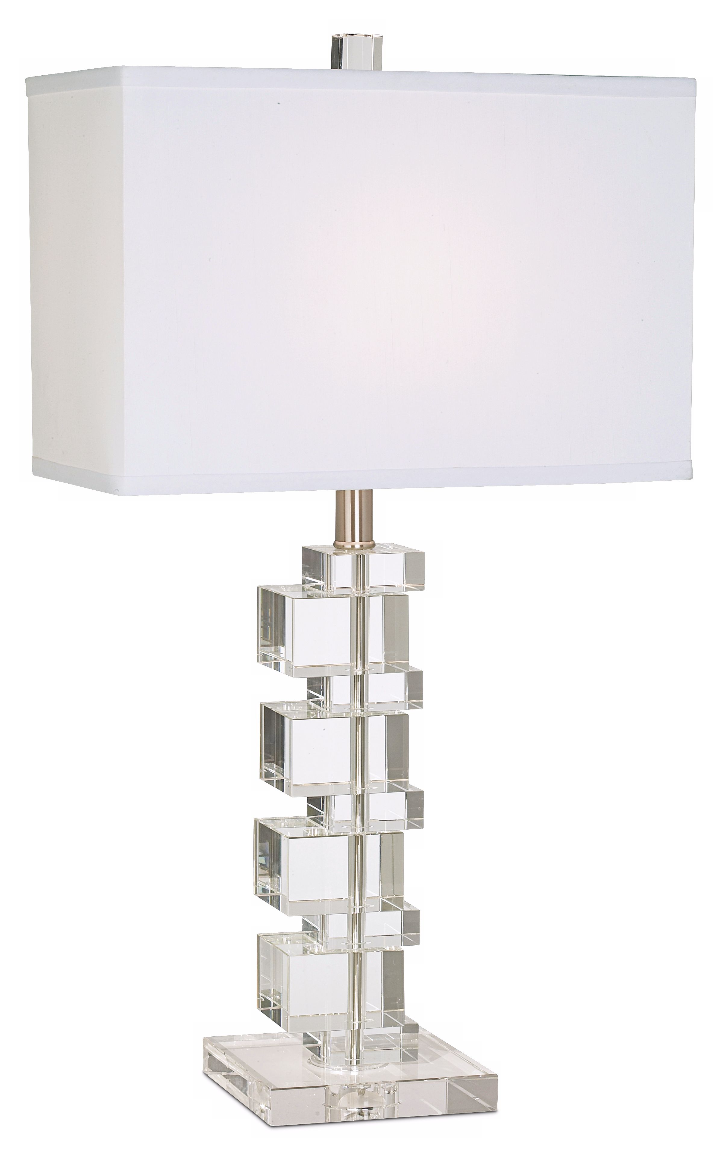 Vienna Full Spectrum Crystal Cube Table Lamp