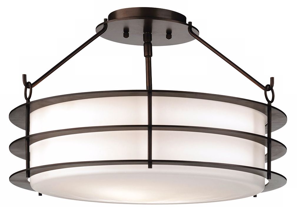 Forecast Hollywood Hills Bronze 18" Ceiling Light Fixture