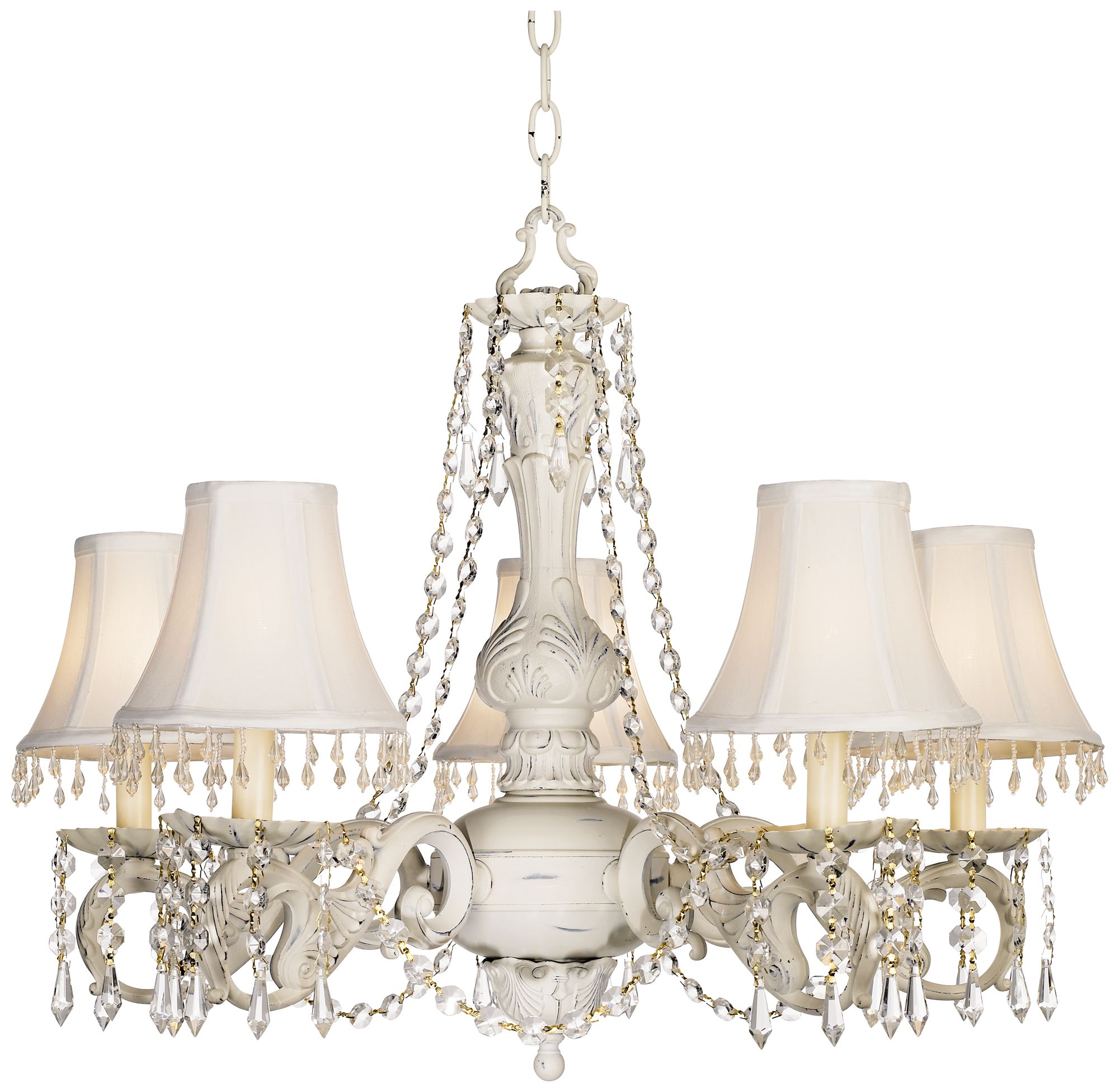 Kathy Ireland Chateau de Conde Five Light Chandelier