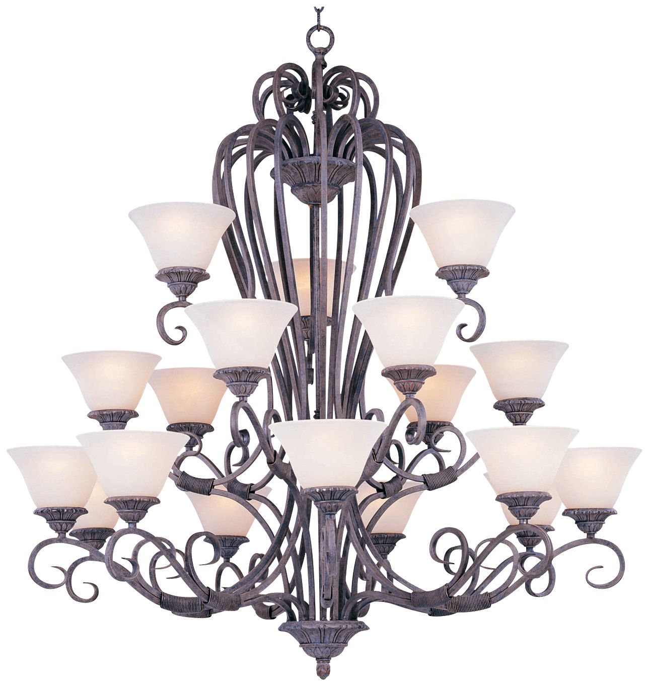Canyon Rim Collection Three Tier Chandelier