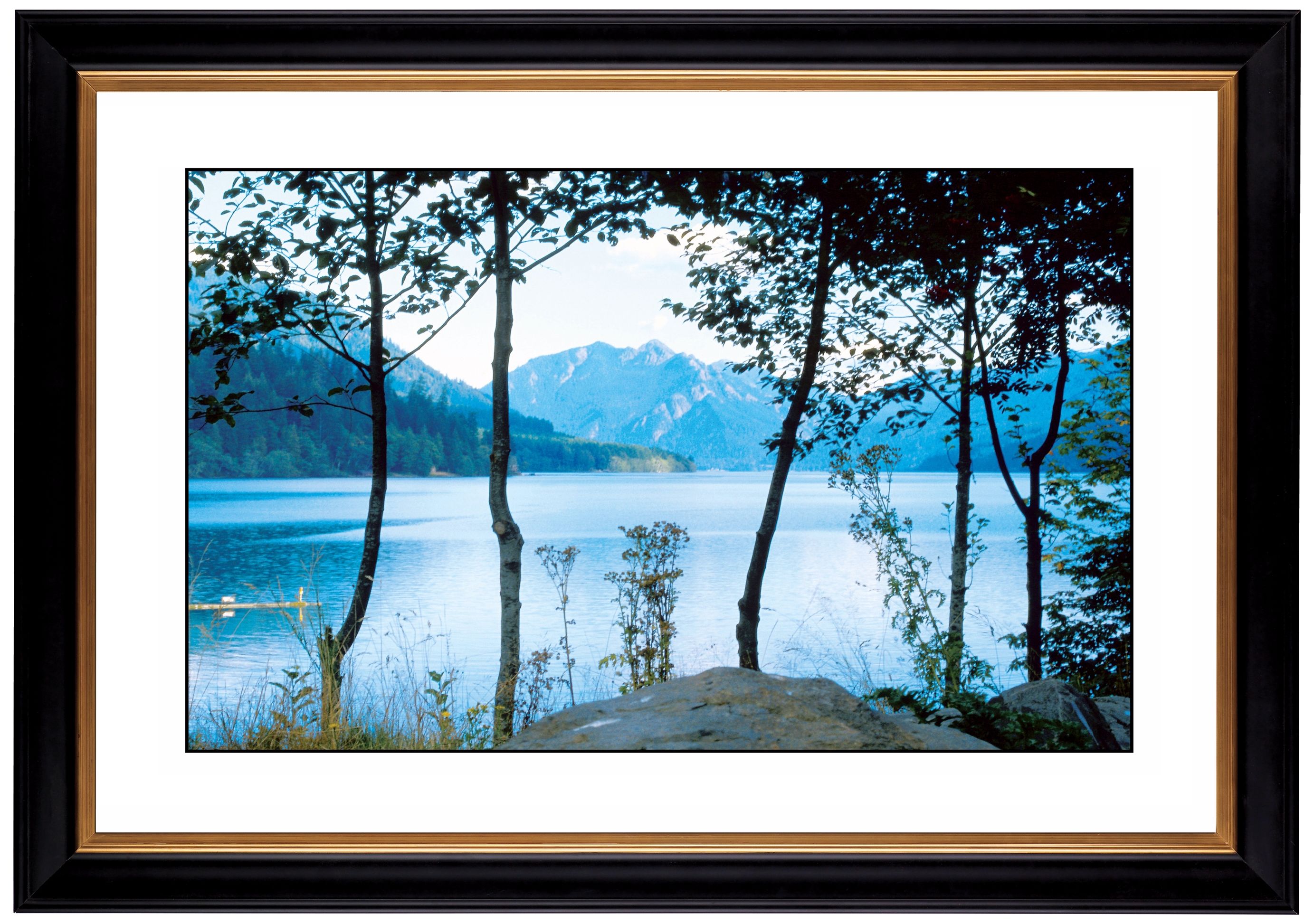 Mountain Lake Giclee 41 3/8" Wide Wall Art