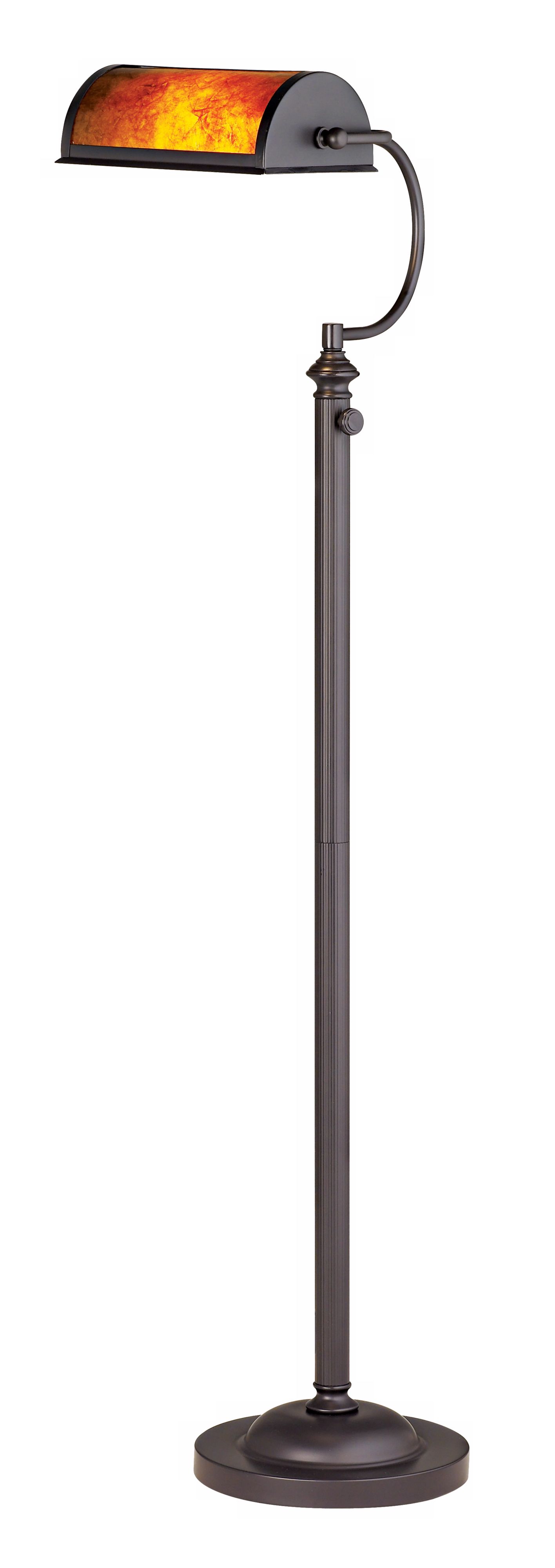 Adjustable Energy Saving Mica Shade Bankers Floor Lamp