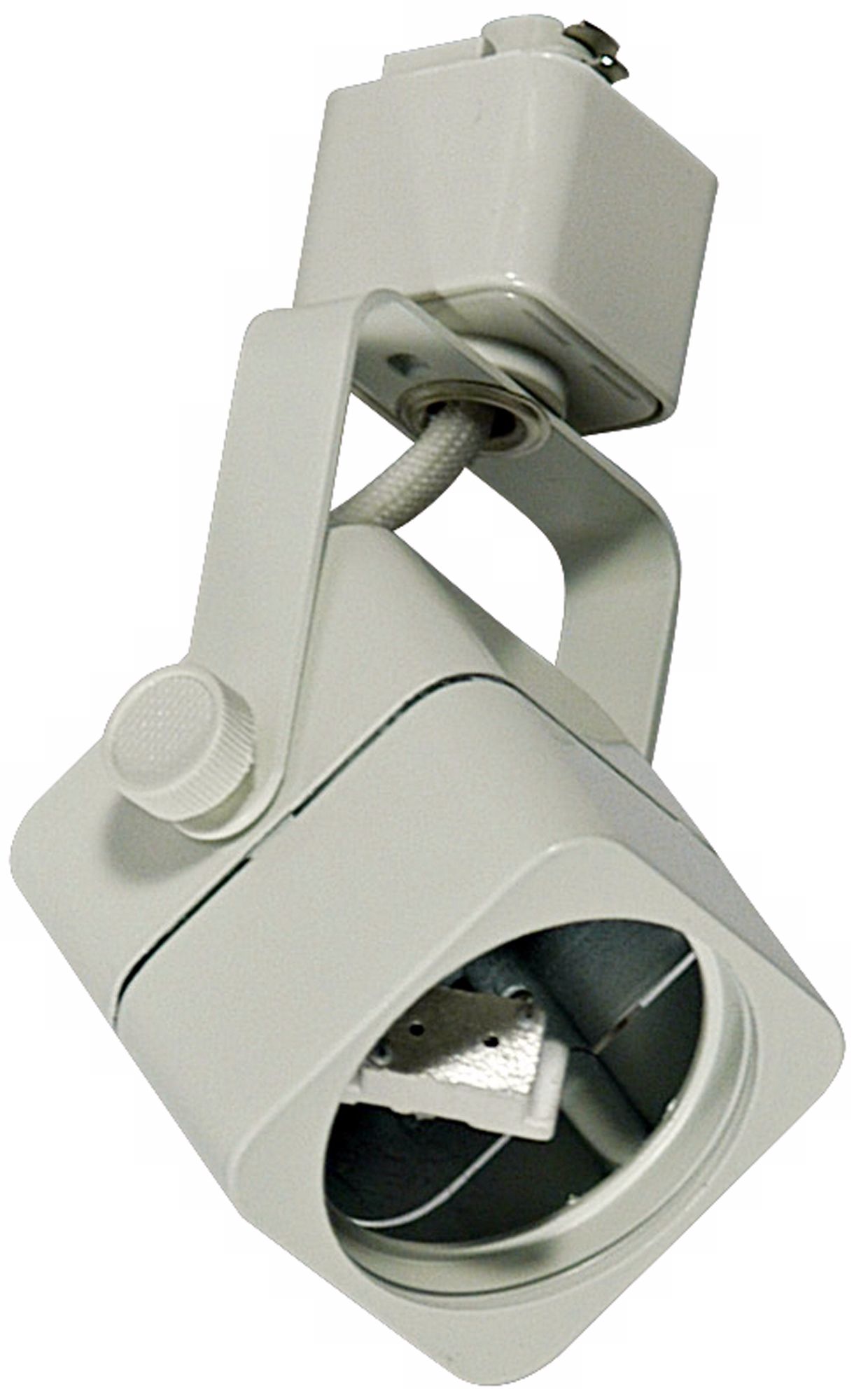 Nora MR16 Halogen Cube White Finish Track Head