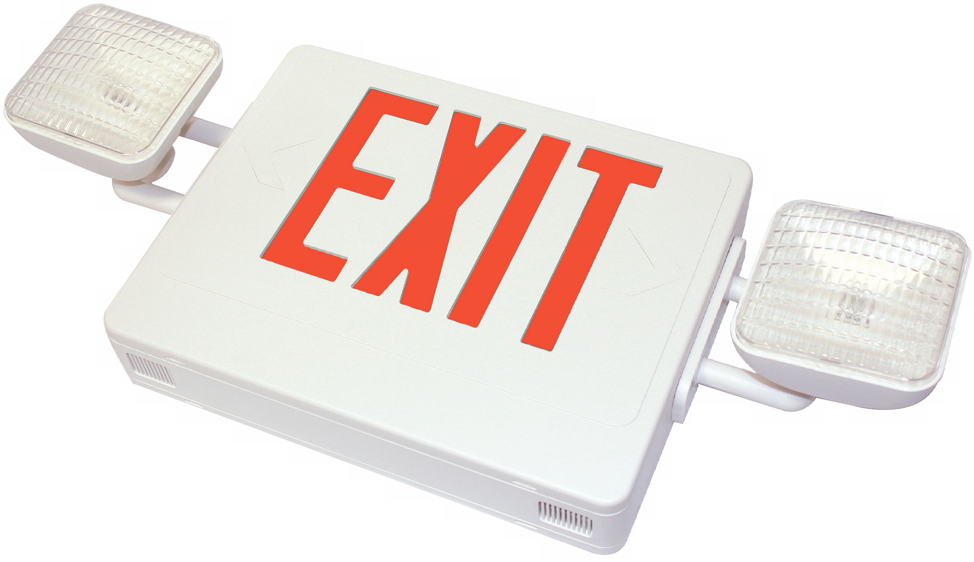 Red Emergency Light Exit Sign