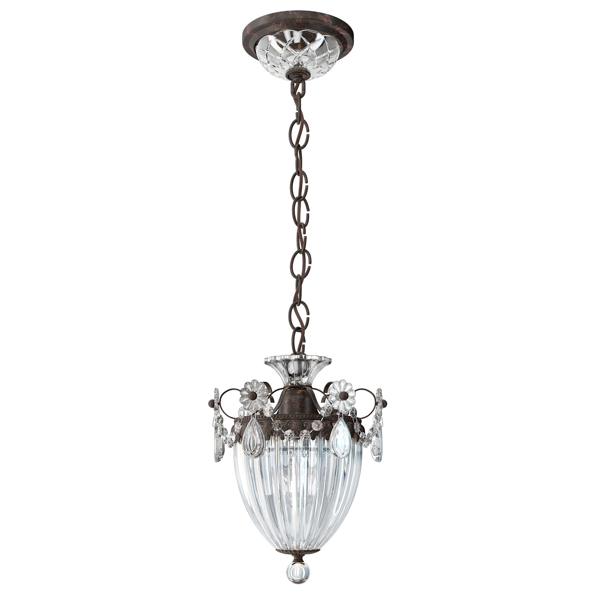 Schonbek Bagatelle Collection 8" Wide Crystal Pendant Light