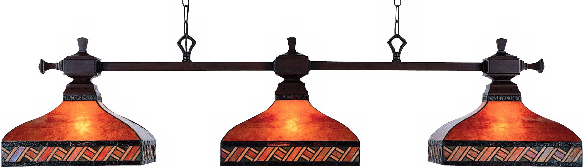 Mica Billiard 3-Light Pool Table Light
