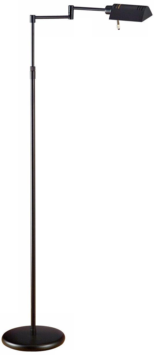 Holtkoetter Black Pharmacy Swing Arm Floor Lamp