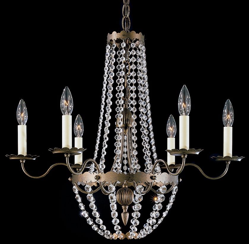 Schonbek Early American 25" Wide Crystal Chandelier (QS)