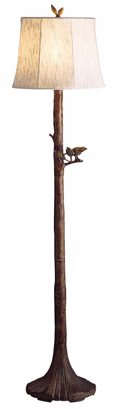 Kichler Indoor-Outdoor Bird on a Branch Floor Lamp