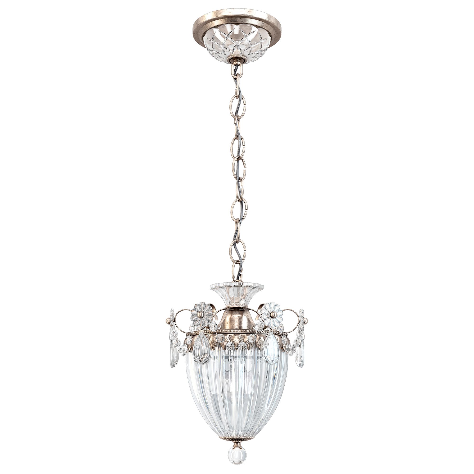 Schonbek Bagatelle Collection 8" Wide Crystal Pendant Light