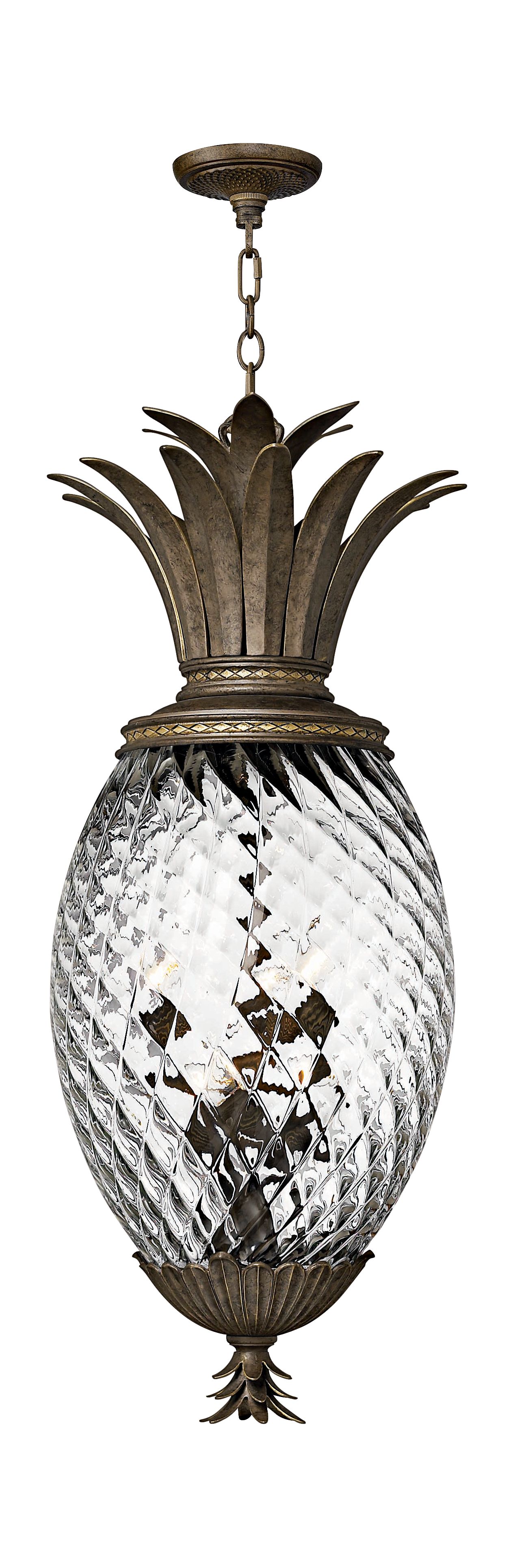 Hinkley Plantation 18" Wide Bronze Pendant Light