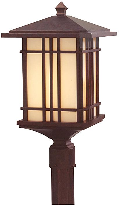 Prairie House Collection 21" High Outdoor Post Mount Light