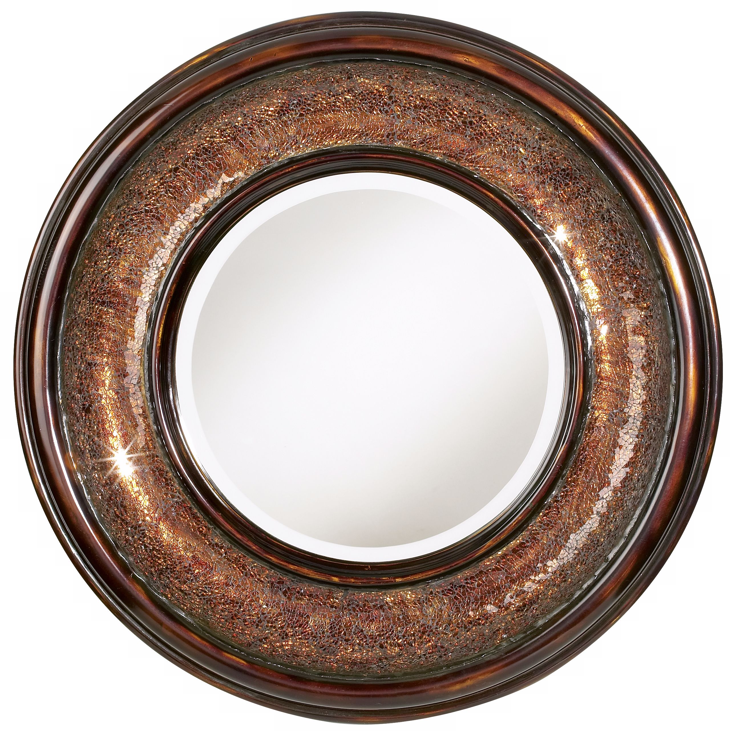 Bronze Mosaic  Wall Mirror